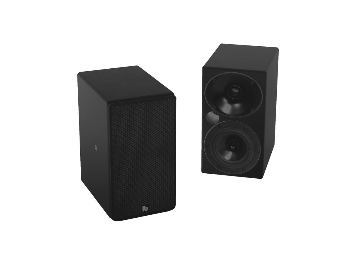 F 4 noir - Haut-parleur moniteur 2 voies, 8 ohms