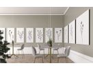 SURFACE acoustic wall - fiber white - 60x120cm 4-point suspension