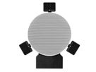 DE-X 200 CD blanc - Haut-parleur encastrable sans cadre, 2 v
