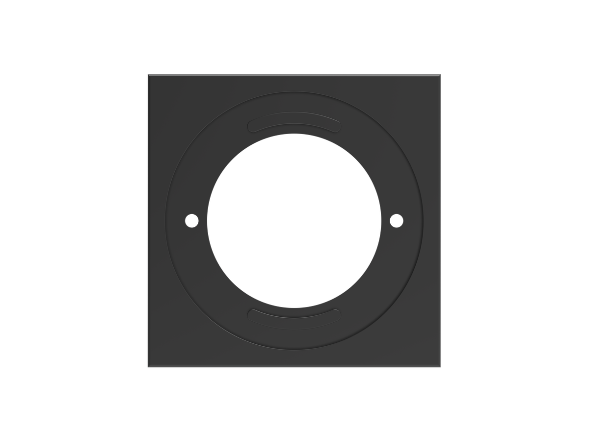 TYB-B-PLT-BK - Wall Plate Turn 2 noir