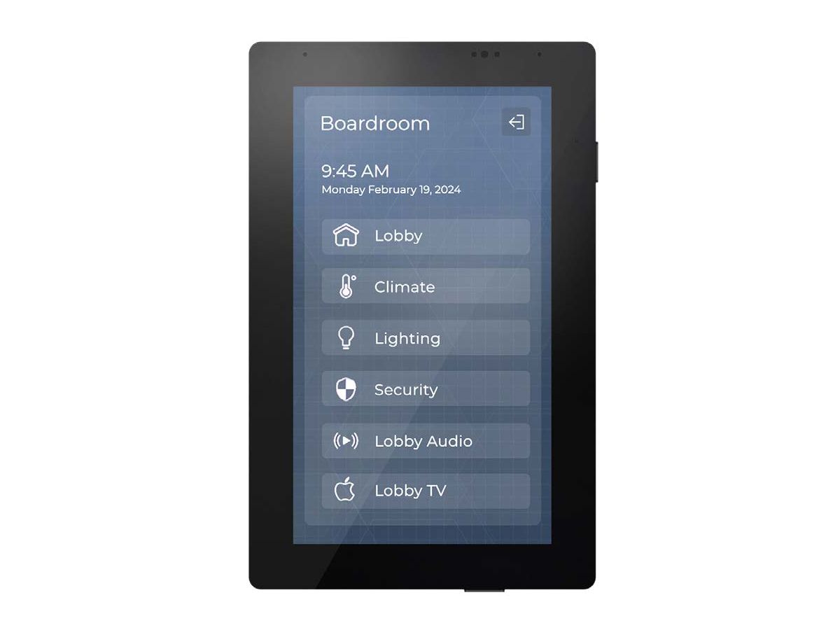 IST-5-B; 5" Touchpanel - Surface Touchpanel in Black