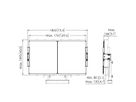 RISE A217 - Whiteboard-Set 75'' für RISE Wand
