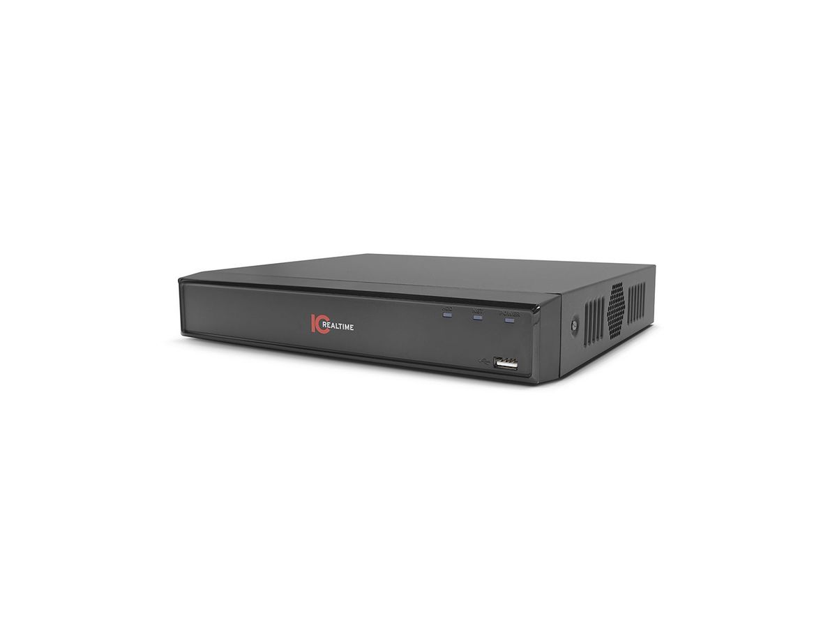IP Edge Line - NVR, Integrated 8 Port POE Switch