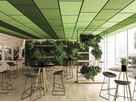 QUADRA acoustic wall - fiber black - 60x60cm False ceiling