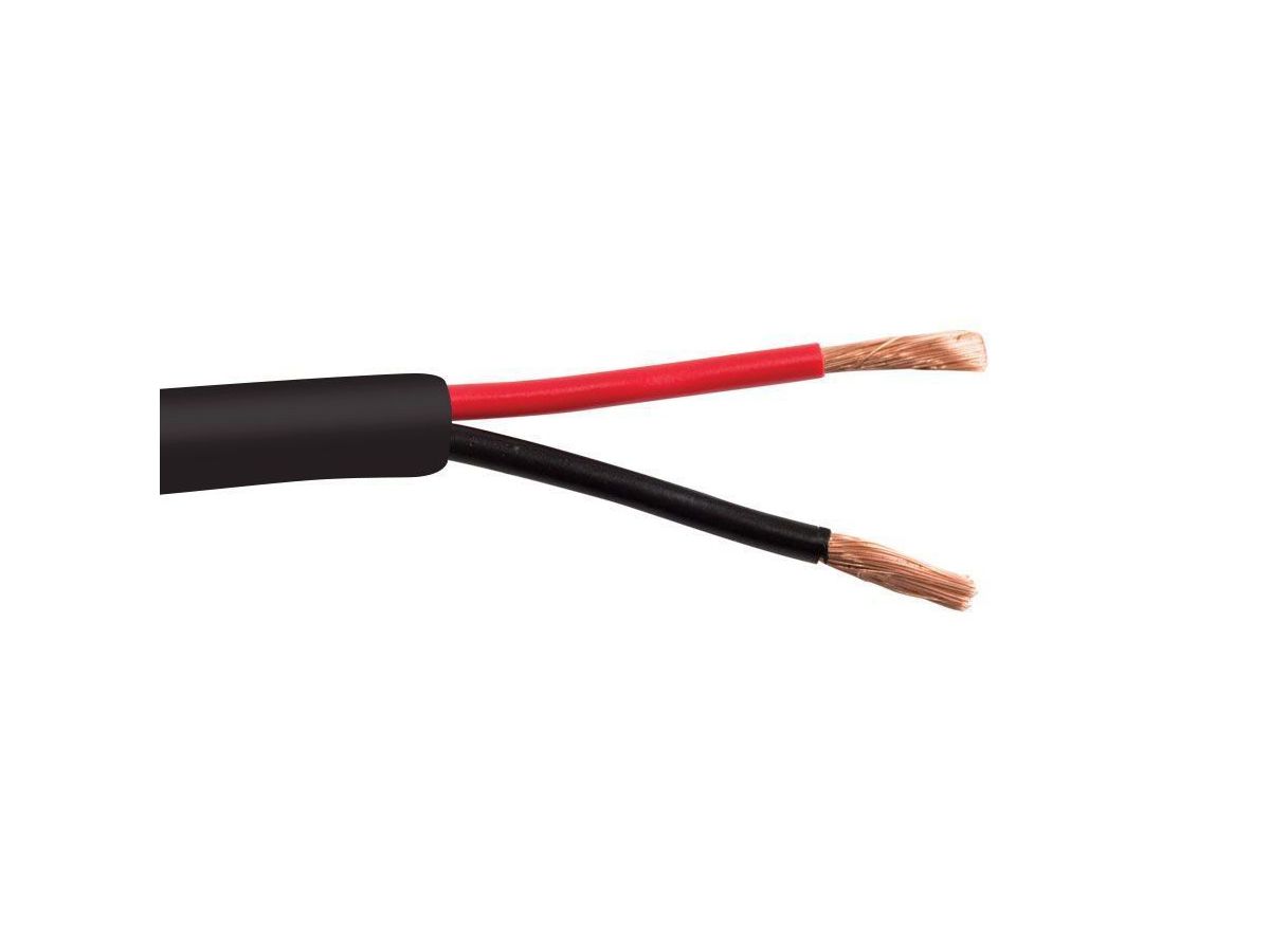 SPEAKER CABLE - noire / 2 x AWG16 - 16/2OFC-LSZH-BK-1000-D Box 305m