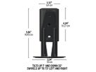 WSWME12-B2 - Support mural Sonos Era 100, noir - Pair