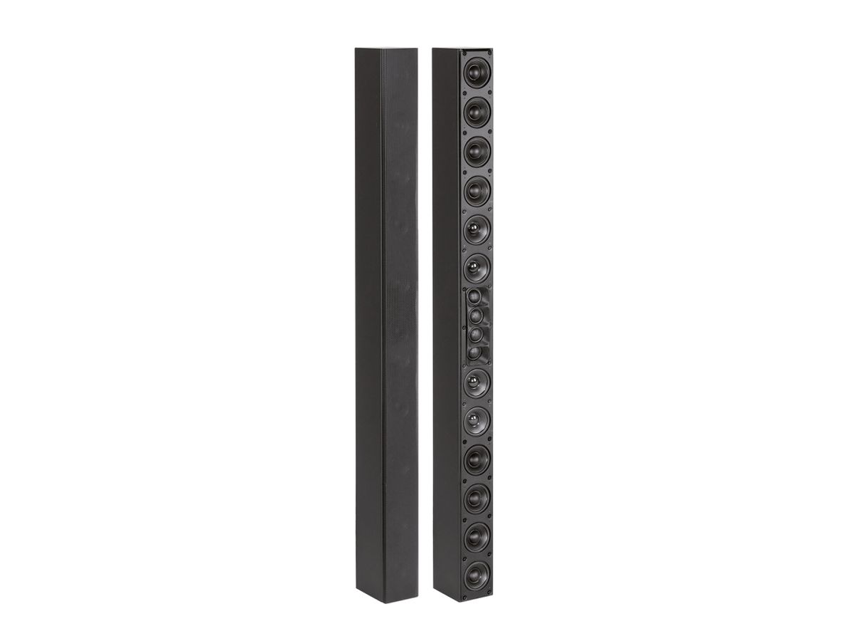 DL-A DSC 2.4 AlArray noir - Paire de haut-parleurs stéréo actifs ave