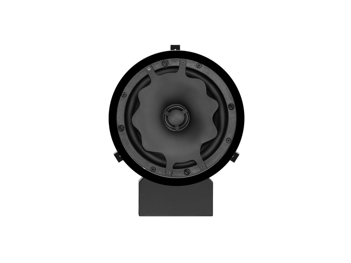 DE 200 CD noir - Haut-parleur encastrable à 2 voies, rond