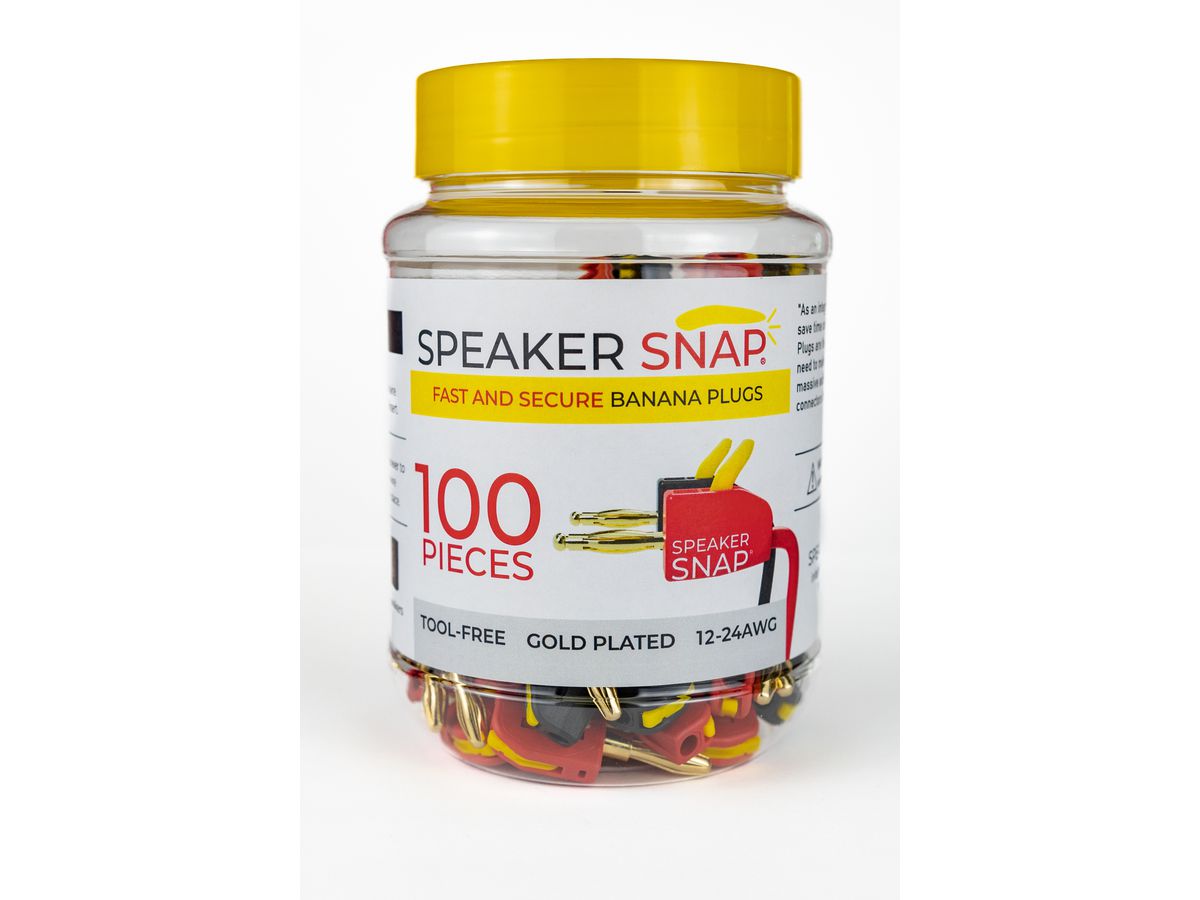 SSBP100 - Banana Plugs 50 paires / 100 pcs.