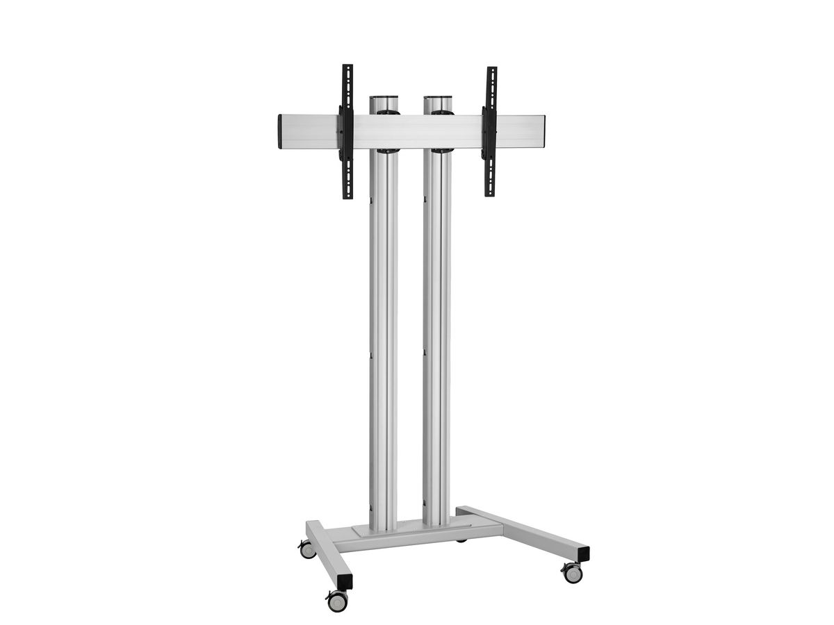 TD 1884S - Trolley 2 Säulen 180cm, 800x400 Silber