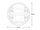 Gineos (rond, blanc) - Kit d'installation pour Sonos ERA100,ONE