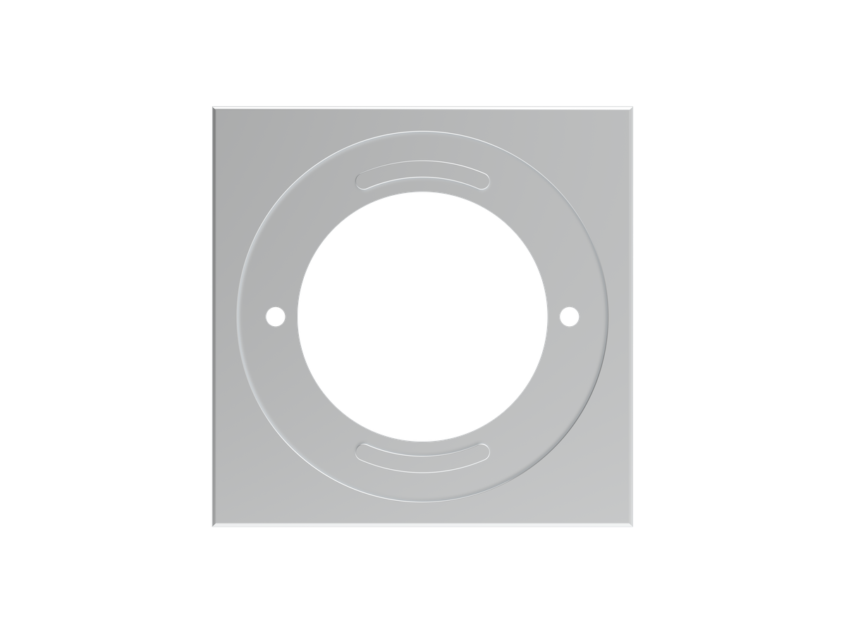 TY-B-PLT-SR - Turn 2 Wall Plate argent