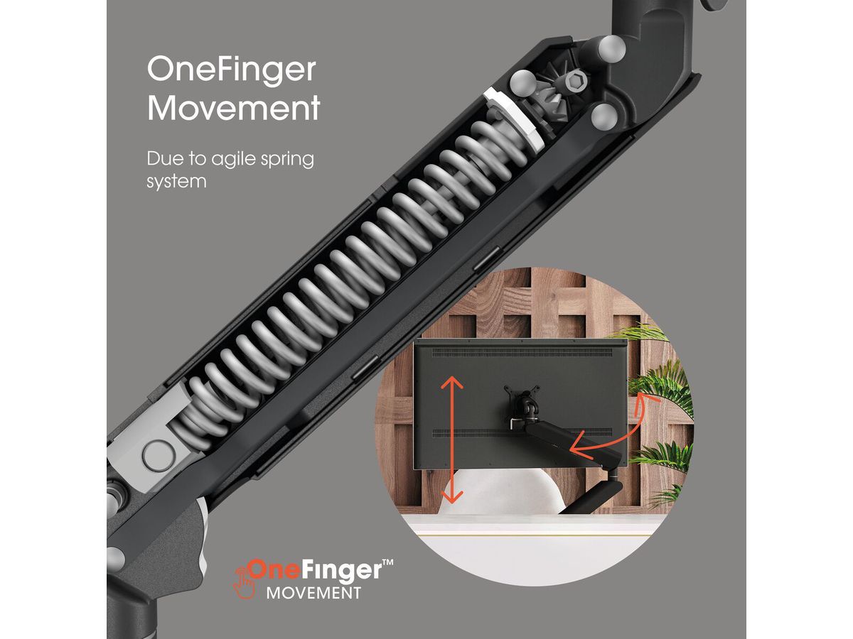 MOMO 4237 - Monitorhalter Motion Schwarz