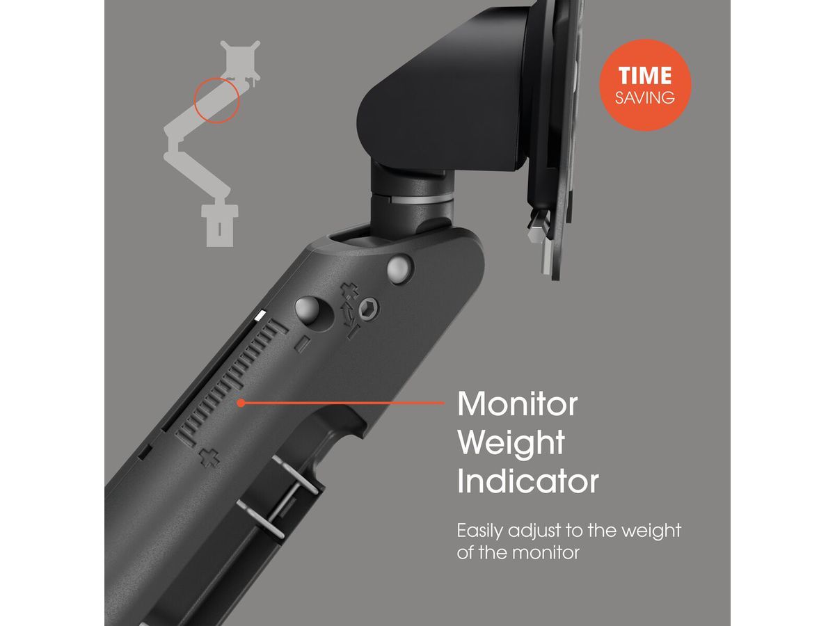MOMO 4138 - Monitorhalter Motion Schwarz