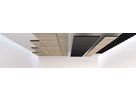 MICROBAFFLE acoustic wall - fiber black - 60x120cm 4-point suspension