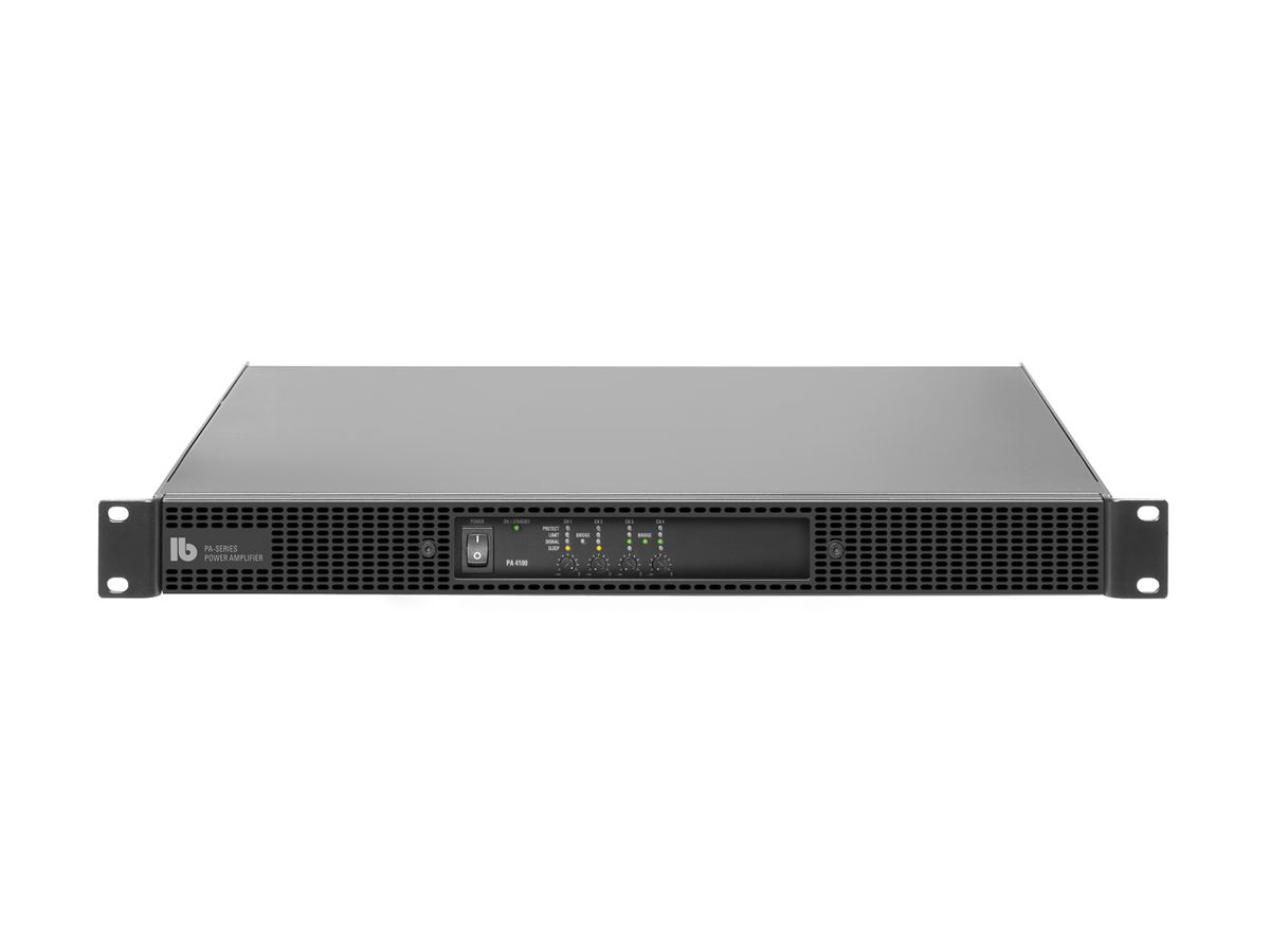 PA 4100 CINCH - Amplificateur de puissance, 1 U, 4 x 100