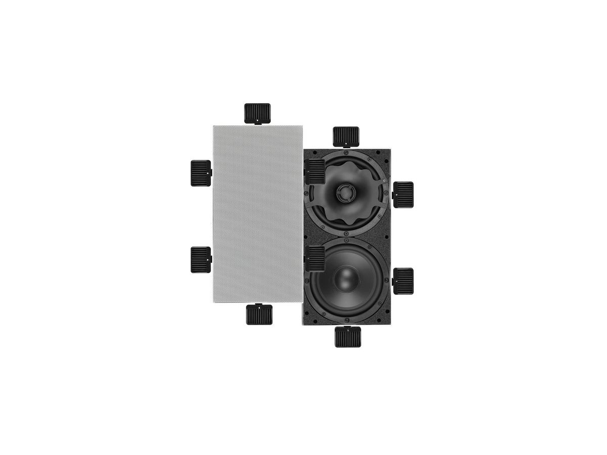 DE-X 300 CDR blanc - Enceinte encastrée sans cadre, 3 voies,