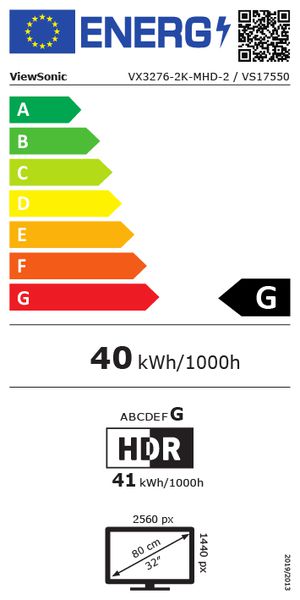 Étiquette énergétique 90700295