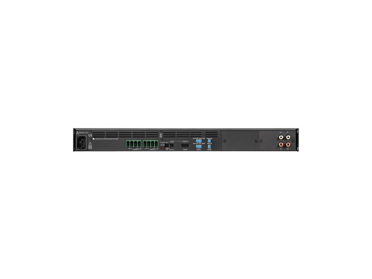 PA 4100 CINCH - Amplificateur de puissance, 1 U, 4 x 100