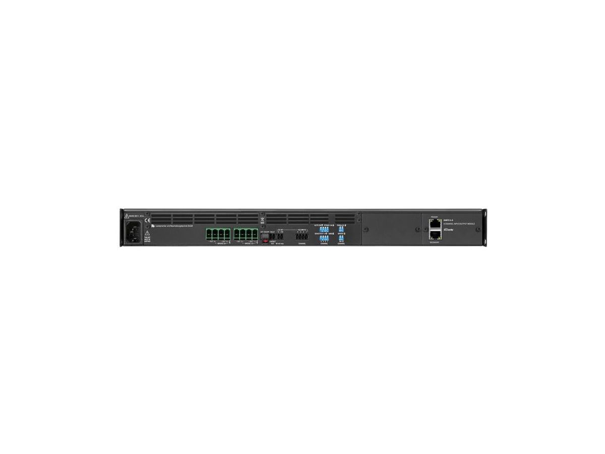 PA 4100 DANTE - Amplificateur de puissance, 1 U, 4 x 100