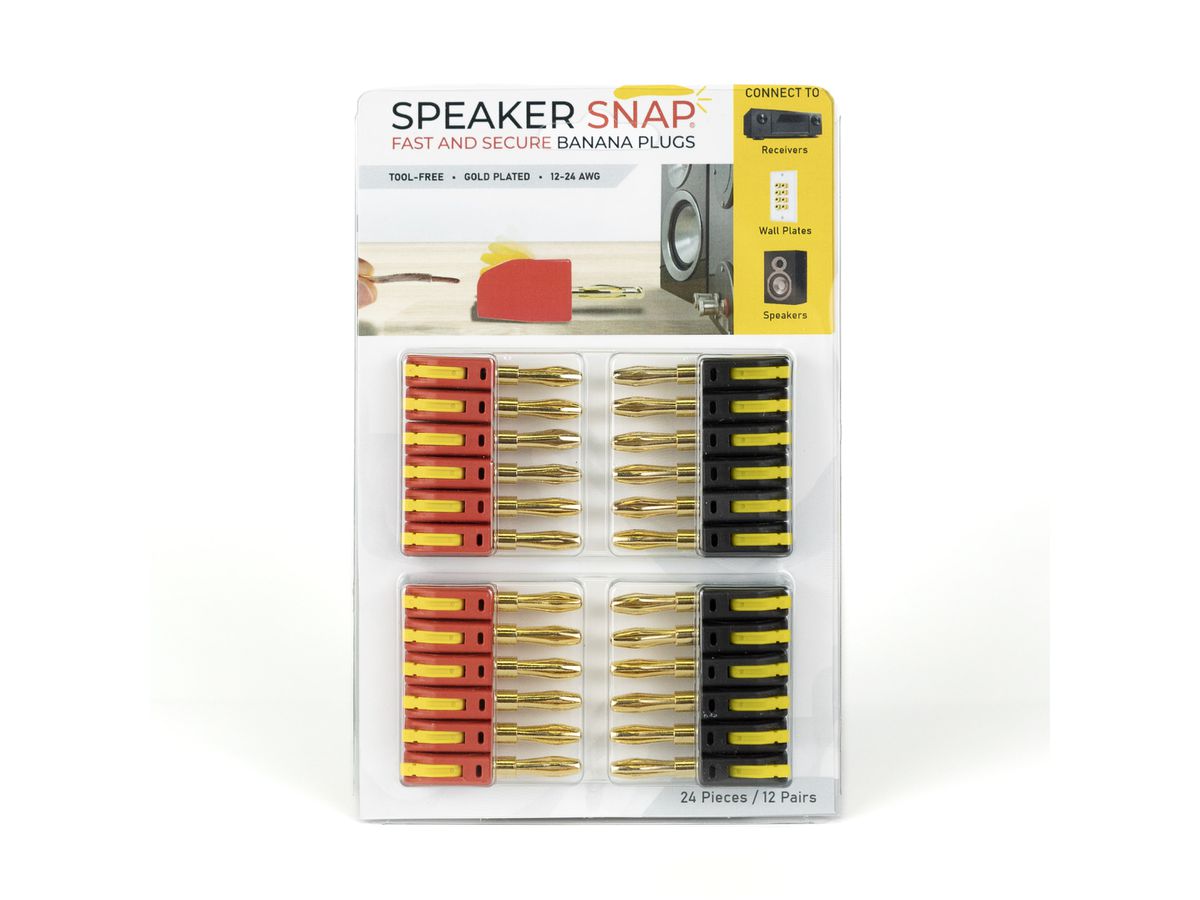 SSBP24 - Banana Plugs 12 paires / 24 pcs.