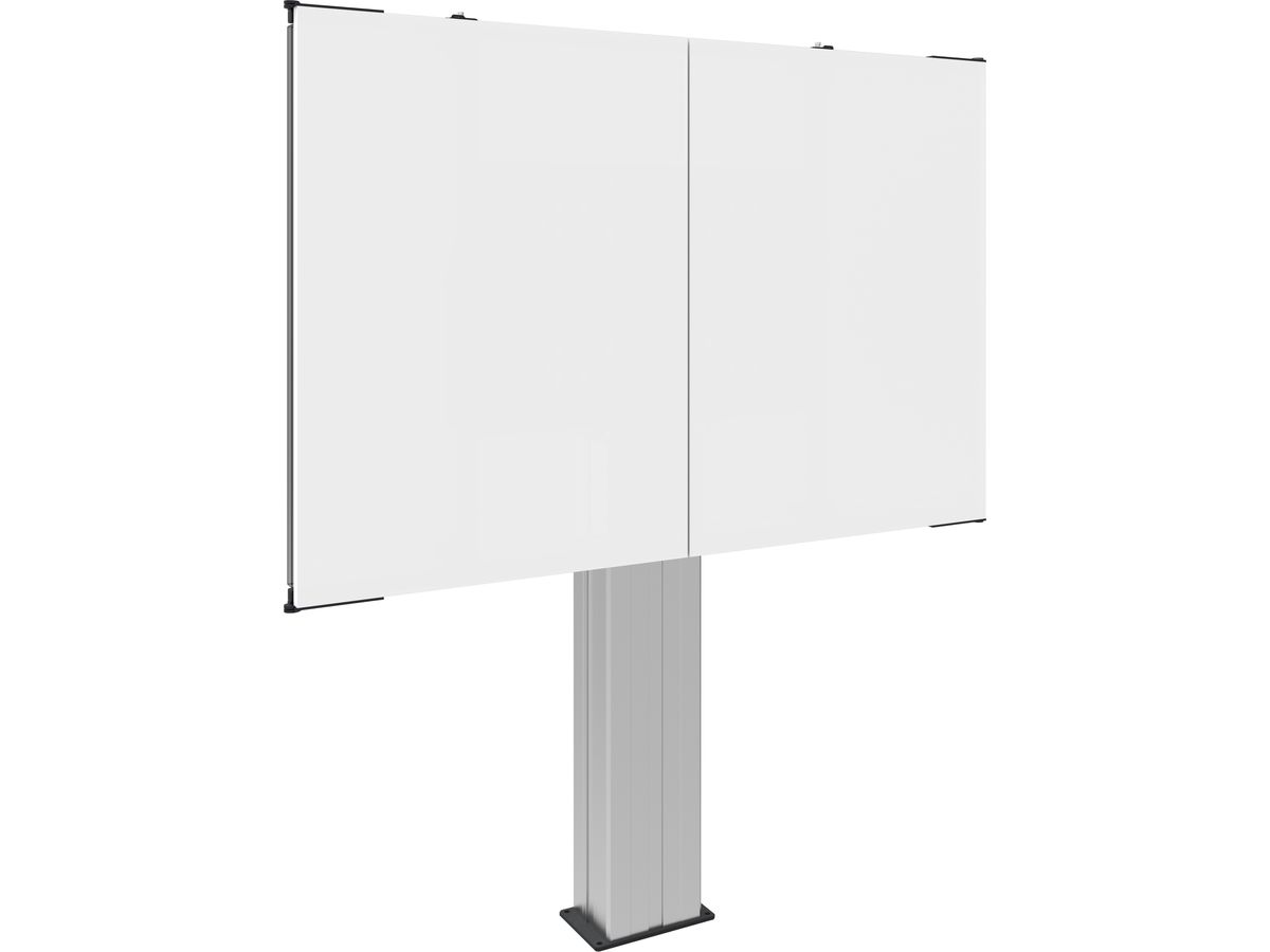 Kit de montage avec Whiteboard, - acier émaillé, pour 75-85"