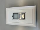 Decora Edizio taille 1x2 wiess - Cadre, plaque d'adaptation et cadre de m