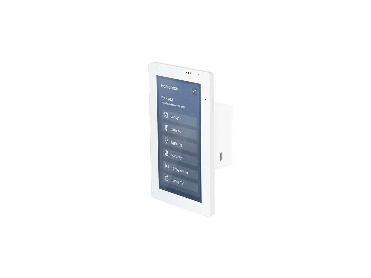 IST-5-W; 5" Touchpanel - Surface Touchpanel in White