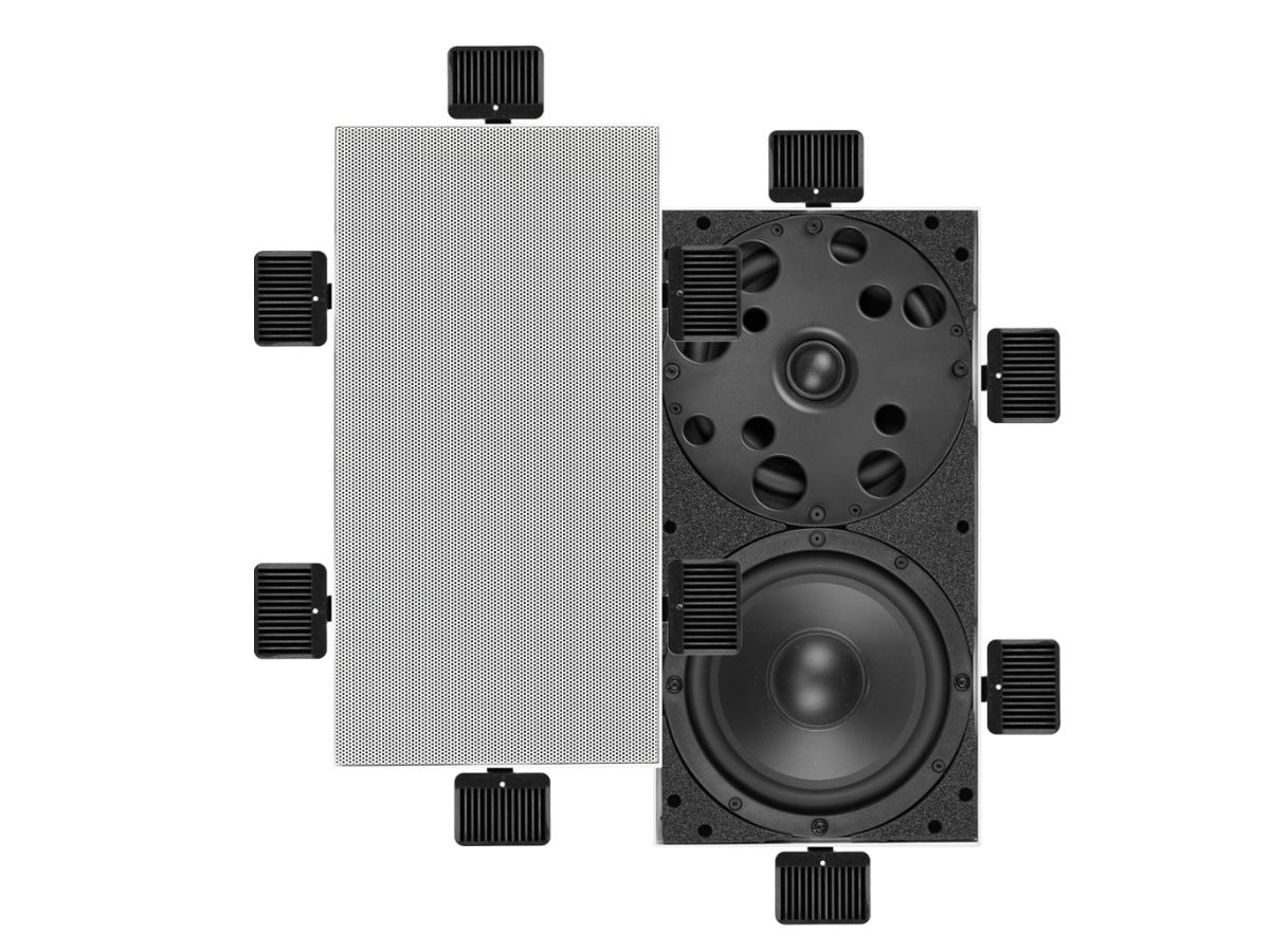 DE-X 300 R Polar blanc - Haut-parleur encastrable sans cadre, 3 v