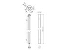 PUC 2430 - Deckenabhängungsprofil L 300 cm, Silber