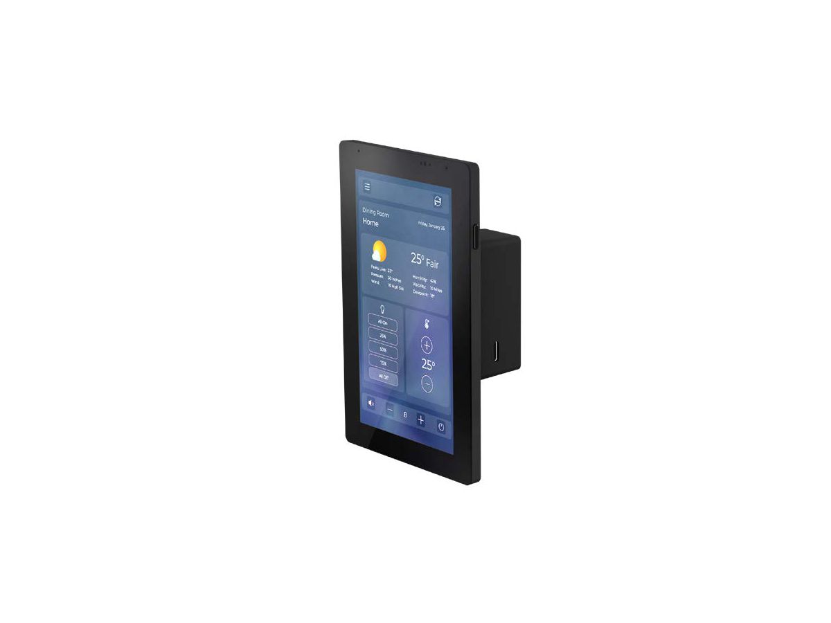 IST-5-B; 5" Touchpanel - Surface Touchpanel in Black
