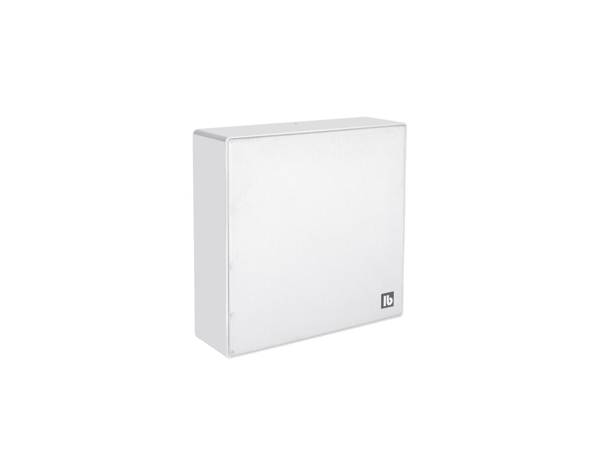 DA 250 QT Polar blanc - Enceinte carrée 2 voies en saillie, 100