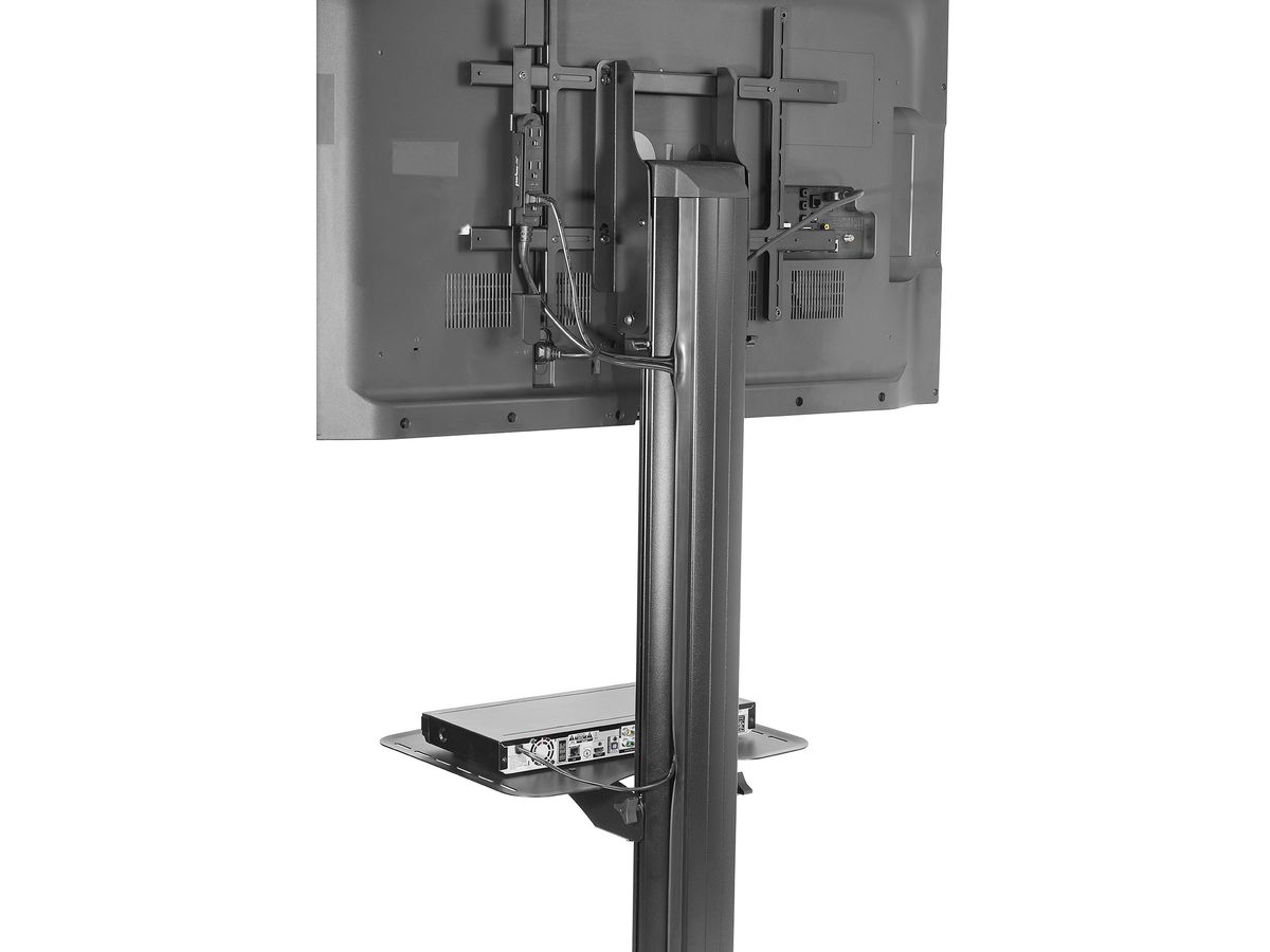 SR575M - Trolley 32" - 75" avec tablare metallic