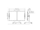 RISE A227 - 'Kit tableau blanc 75'' pour RISE chario