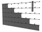 DS-LEDUNV1220-4x4 - 4x4 Universal LED mount 1220mm