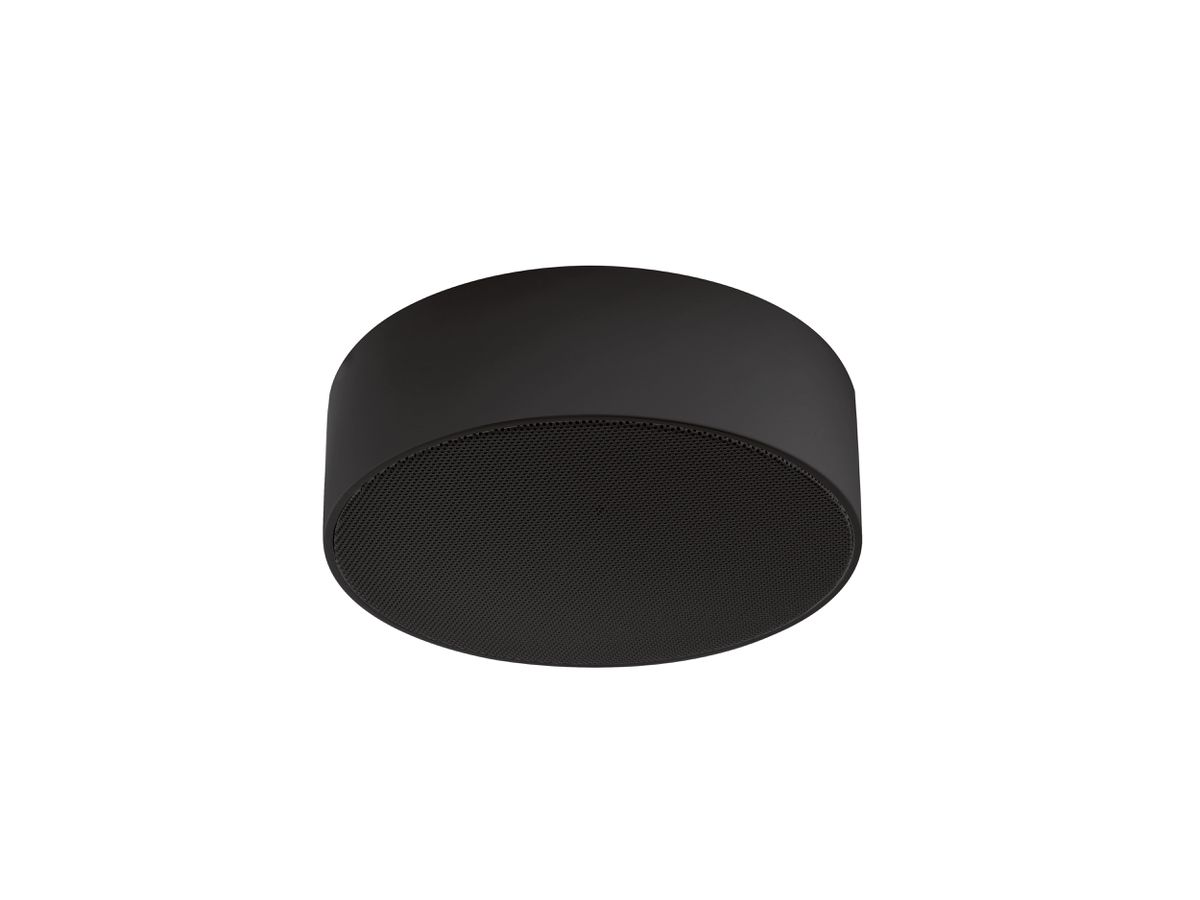 DA 250 T Polar noir - Enceinte circulaire 2 voies en saillie,