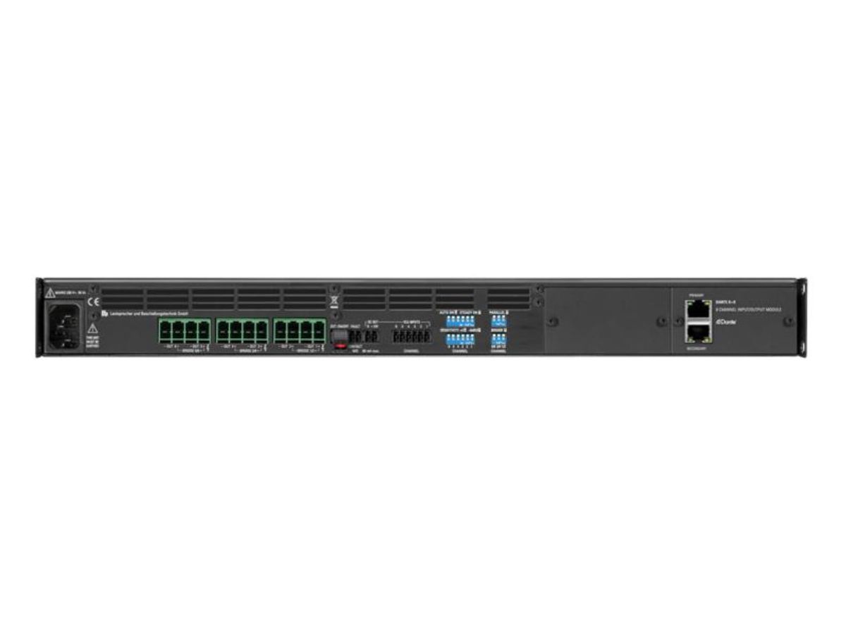 PA 6200 DANTE - Amplificateur de puissance, 1 U, 6 x 200