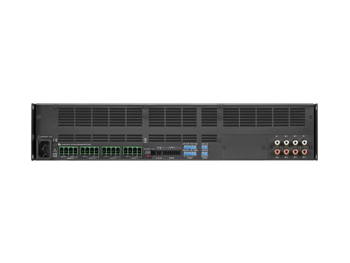 PA 8800 CINCH - 'Amplificateur de puissance, 19'', 2 UH,