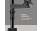 MOMO 2127 - Monitorhalter Motion Schwarz