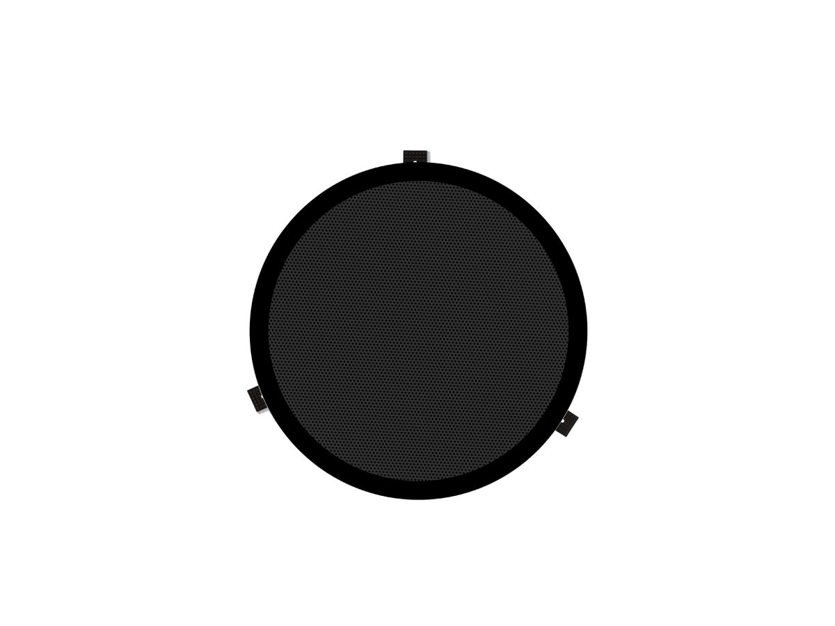 DE 200 LPT noir - Haut-parleur encastré 2 voies plat, rond