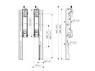 PFS 3504 - Bandes 3D réglabl. Interf. écran, 482mm