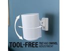 WSWME12-W2 - Support mural Sonos Era 100, blanc, Pair