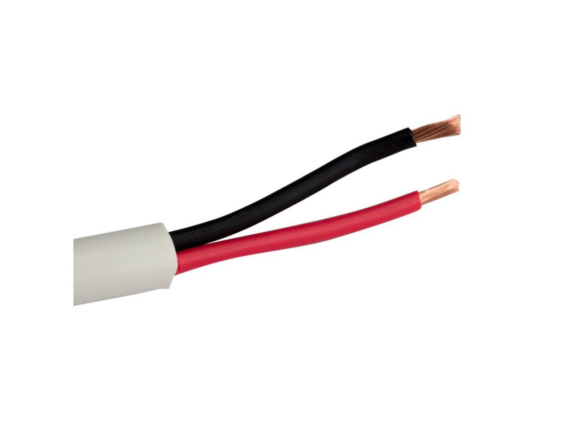 Pro SPEAKER CABLE - blanc / 2x AWG12 - 12/2OFC-HD-WT-D Box 152m