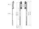 PFS 3508 - Bandes 3D réglabl. Interf. écran, 857 mm