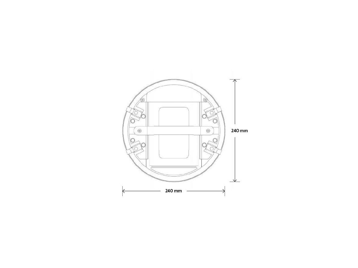 Gineos (rond, blanc) - Kit d'installation pour Sonos ERA100,ONE