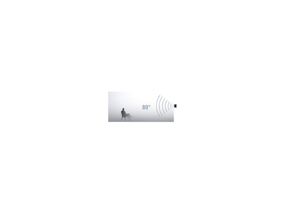 DE-X 200 CDQ blanc - Haut-parleur encastrable sans cadre, 2 v