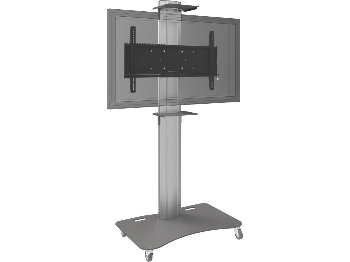 063.0110 - Standplattform 300 x 190 mm - Display Ständer, schwarz, max 85kg