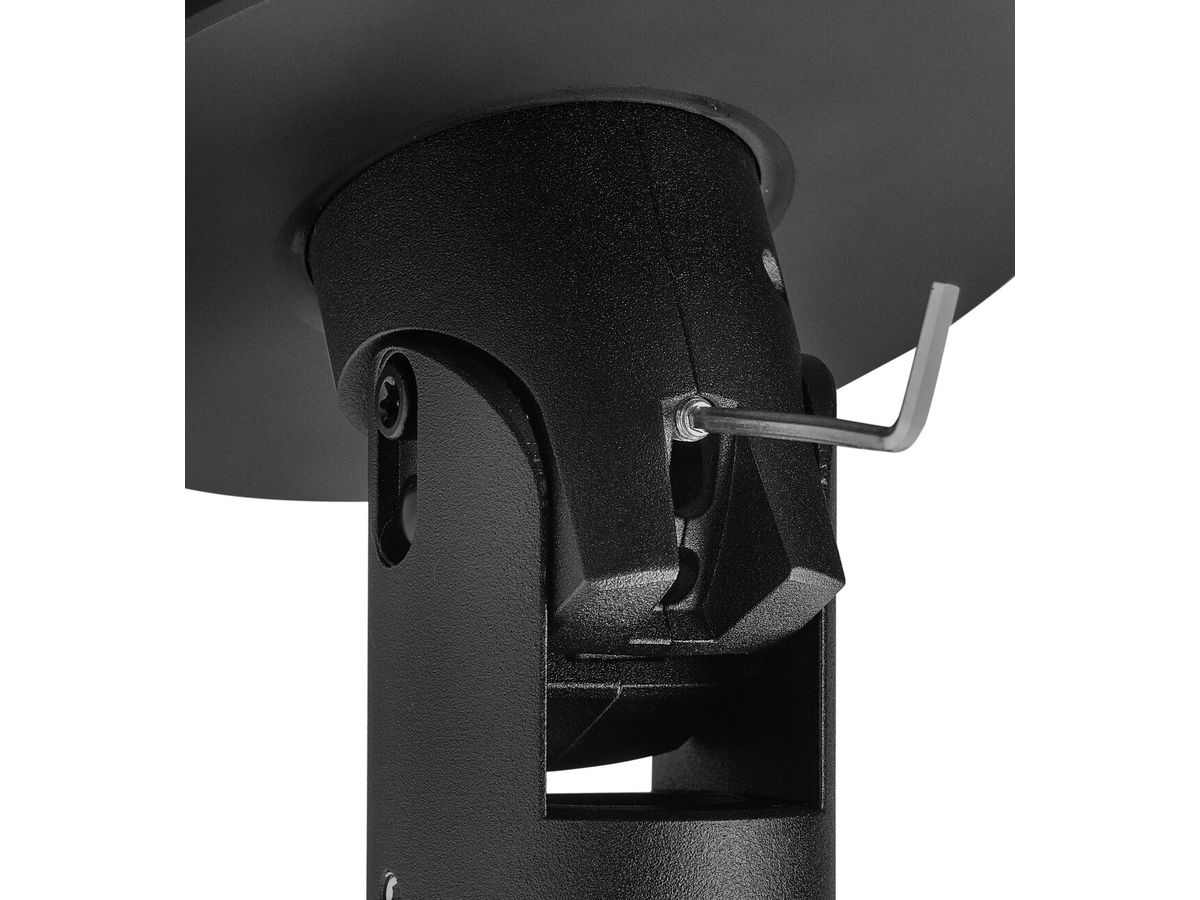 PUC 1045 - Plaque de plafond bascul. & pivot., noir