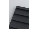MICROBAFFLE acoustic wall - fiber black - 60x120cm 4-point suspension