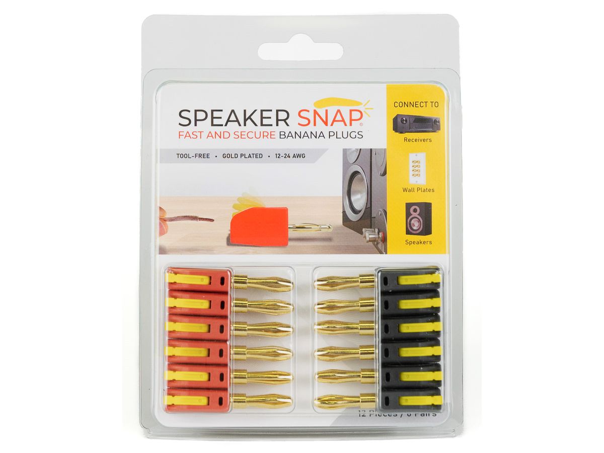 SSBP12 - Banana Plugs 6 paires / 12 pcs.